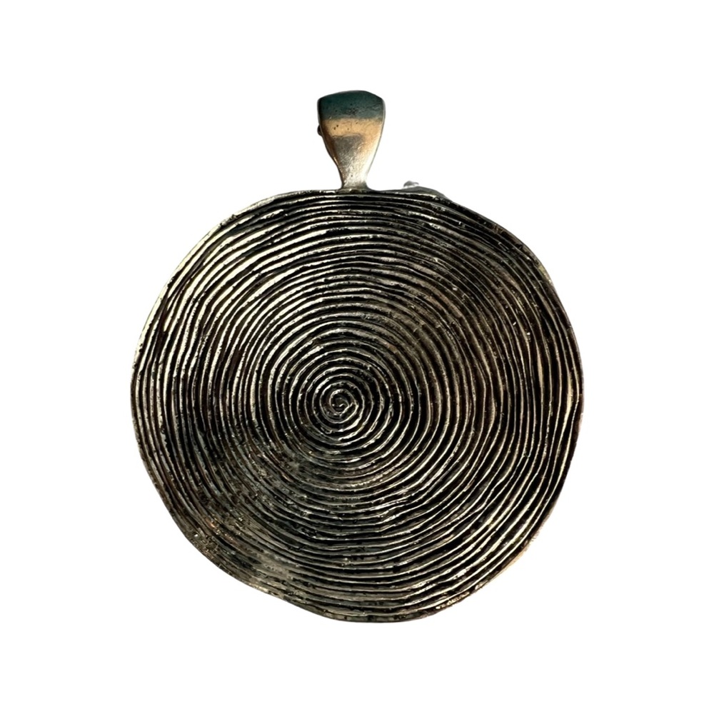 Silver Plated Circle Pendent - image 7